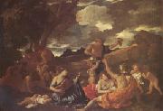 Nicolas Poussin, The Andrians Known as the Great Bacchanal with Woman Playing a Lute (mk05)